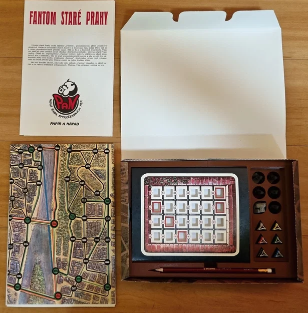 Insert cho board game Fantom staré Prahy (phiên bản retro) - Image 4