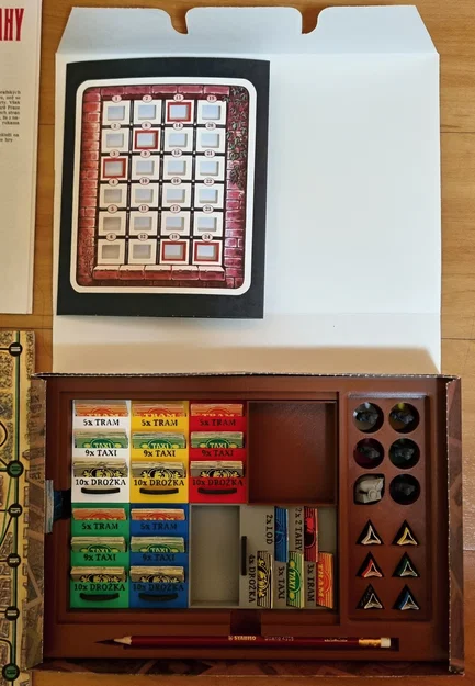 Insert cho board game Fantom staré Prahy (phiên bản retro) - Image 5