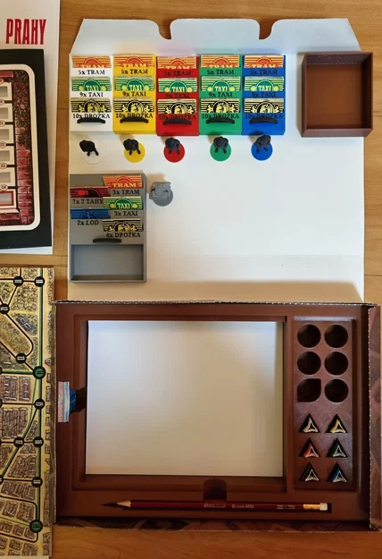 Insert cho board game Fantom staré Prahy (phiên bản retro) - Image 7