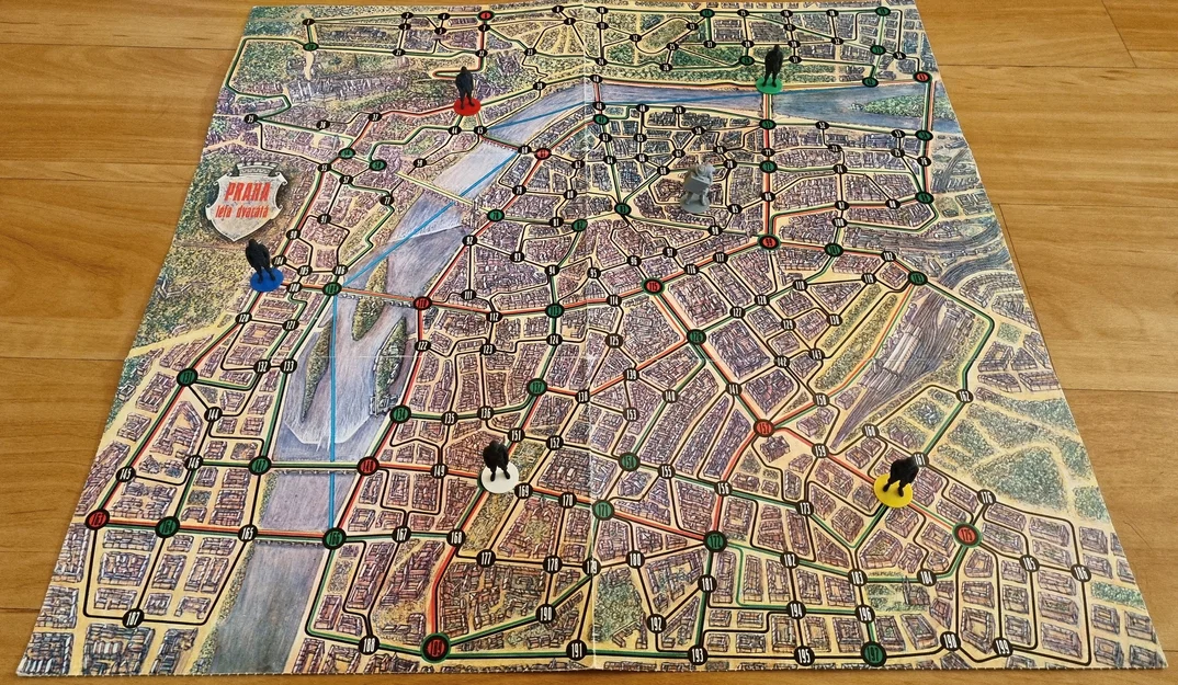 Insert cho board game Fantom staré Prahy (phiên bản retro) - Image 8