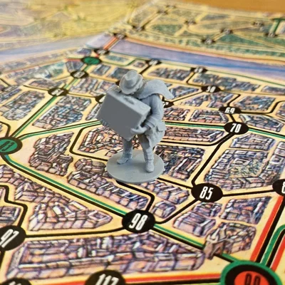 Bộ mô hình 3D cho boardgame Fantom staré Prahy độc đáo