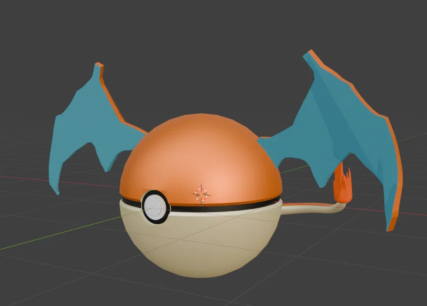 Mô hình in 3D Charizard Pokeball độc đáo cho fan Pokemon - Image 1