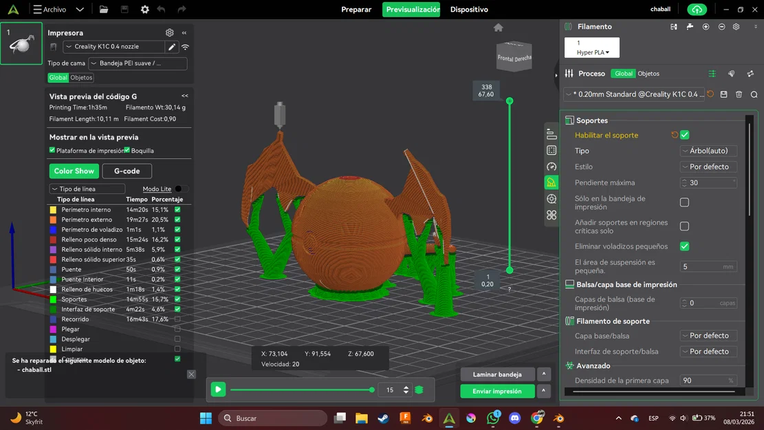 Mô hình in 3D Charizard Pokeball độc đáo cho fan Pokemon - Image 2