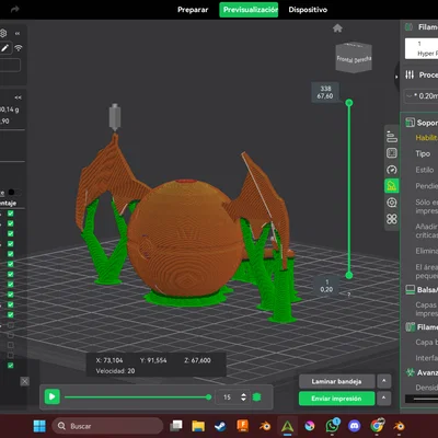 Mô hình in 3D Charizard Pokeball độc đáo cho fan Pokemon