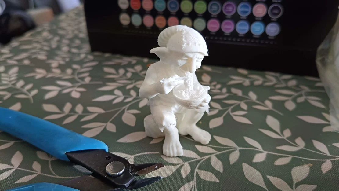 Mô hình 3D yêu tinh đang ăn mì ramen - Image 2