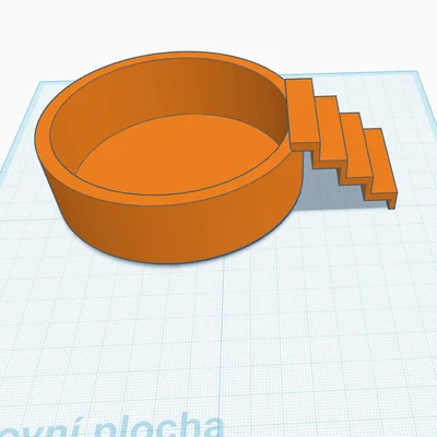 Hồ tắm cát mini cho chuột Hamster - Mô hình in 3D xinh xắn