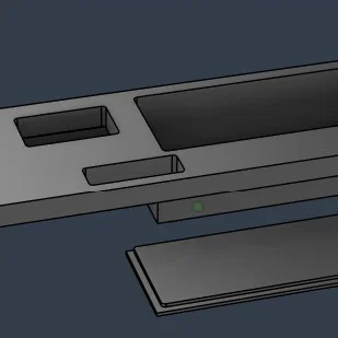 Khay treo dụng cụ thông minh gắn cánh tủ 3D Printing