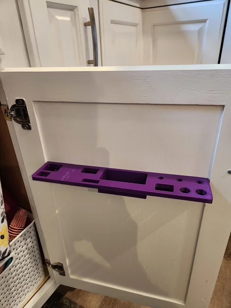 Khay treo dụng cụ thông minh gắn cánh tủ 3D Printing - Image 3