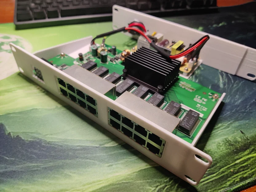 Khay gắn tủ rack 10 inch cho switch D-Link DGS-1016D - Image 3