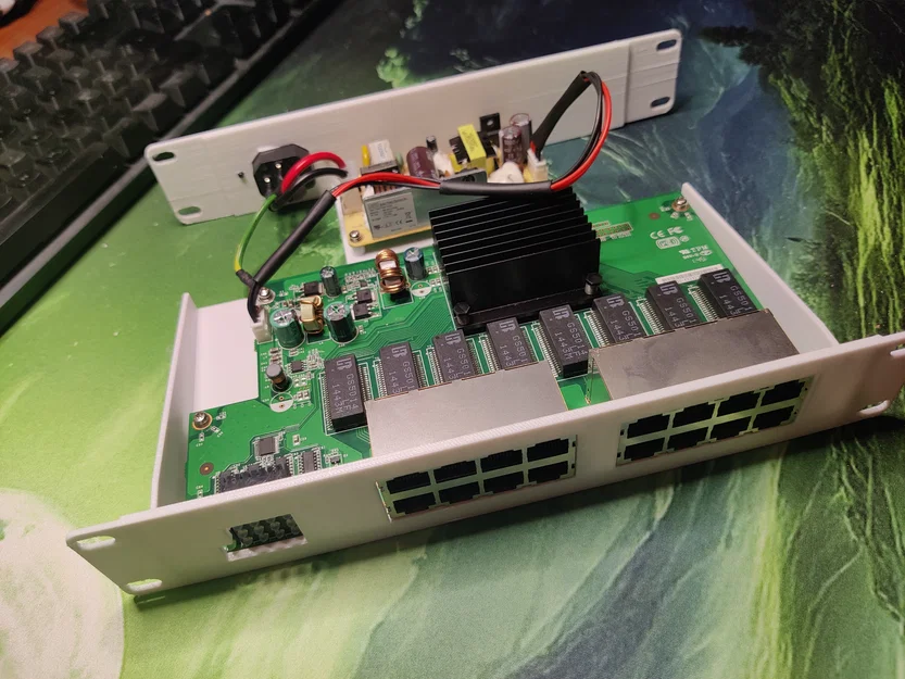 Khay gắn tủ rack 10 inch cho switch D-Link DGS-1016D - Image 4