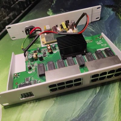 Khay gắn tủ rack 10 inch cho switch D-Link DGS-1016D