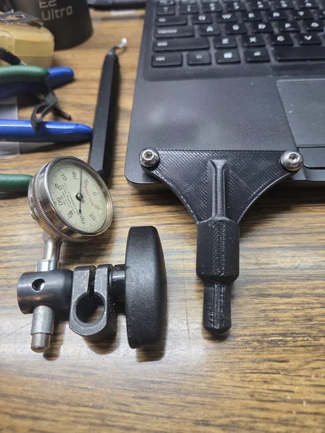 Ngàm gắn Dial Indicator cho cụm extruder TBStron trên Neptune 4 Max - Image 1