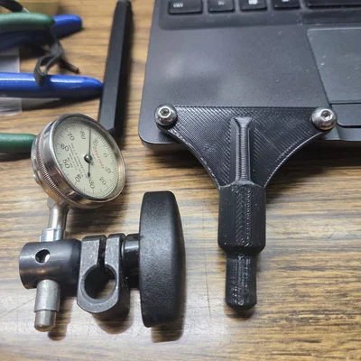 Ngàm gắn Dial Indicator cho cụm extruder TBStron trên Neptune 4 Max