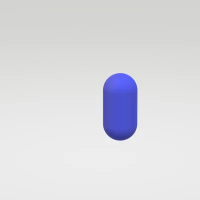 Mô hình 3D viên thuốc (PILL) thiết kế tối giản cho máy in 3D