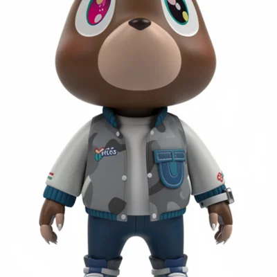 Mô hình 3D Graduation Bear phong cách Kanye West cực chất