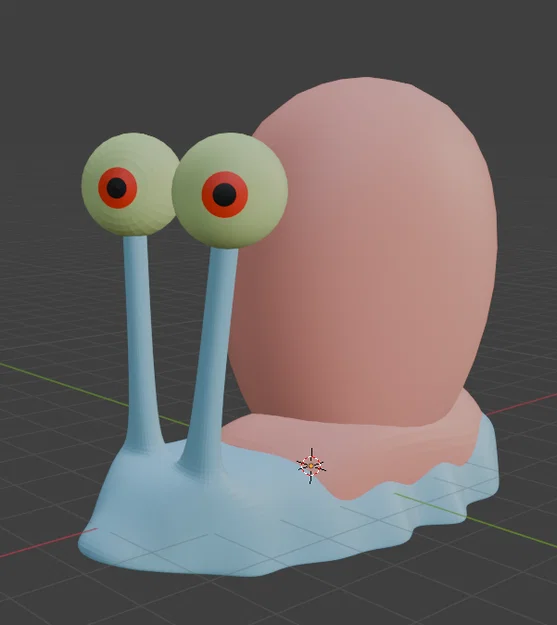 Mô hình 3D Gary - Chú ốc sên đáng yêu từ SpongeBob SquarePants - Image 1