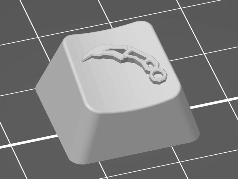 Keycap hình dao Karambit phong cách RIVALS cho bàn phím cơ - Image 1