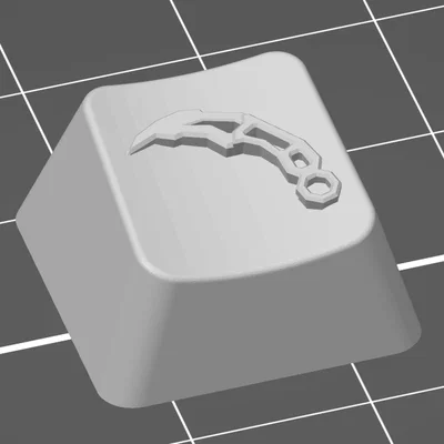 Keycap hình dao Karambit phong cách RIVALS cho bàn phím cơ