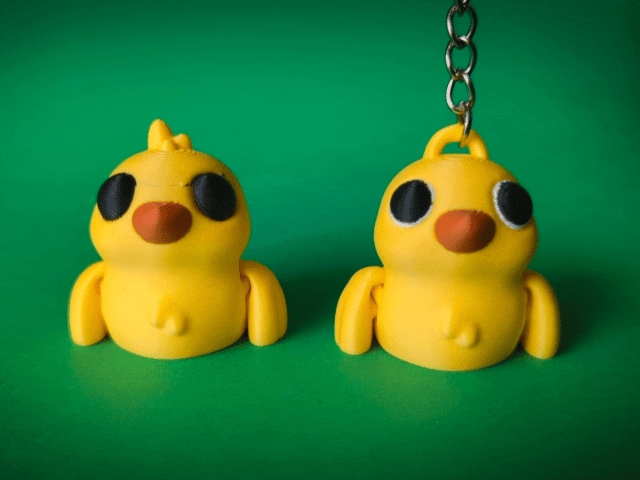 Mô hình Flexi Chick - Chú gà con linh hoạt đáng yêu - Thumbnail 2