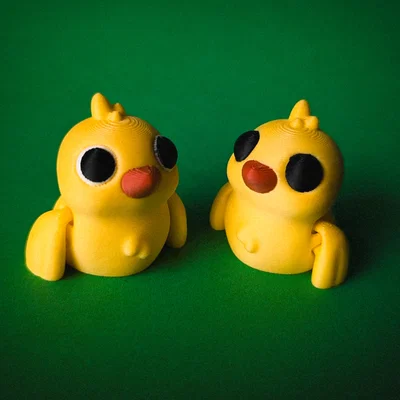 Mô hình Flexi Chick - Chú gà con linh hoạt đáng yêu