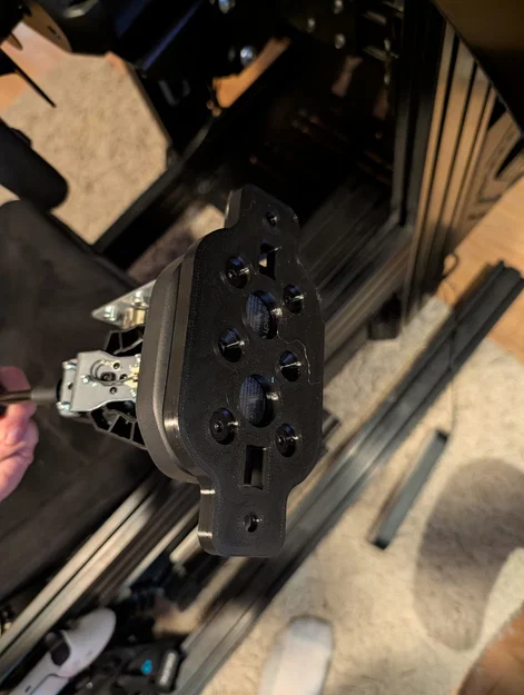 Giá đỡ bộ chuyển số Logitech RS Pro cho khung nhôm định hình 4040 - Image 2