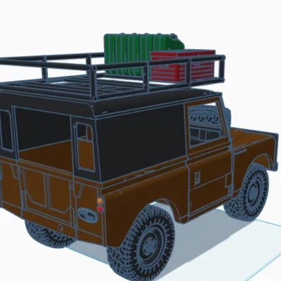 Bộ vỏ Land Rover Series 2 cho khung gầm WPL C24/C14 - File in 3D
