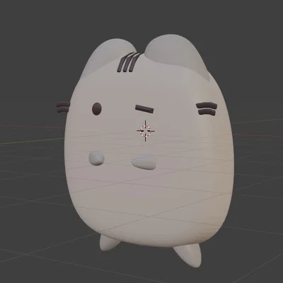 Mô hình mèo béo Pusheen dễ thương - File in 3D chất lượng cao