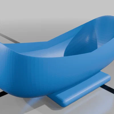 Mô hình 3D mèo Pusheen ăn kem xinh xắn