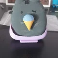 Mô hình 3D mèo Pusheen ăn kem xinh xắn - Thumbnail 3