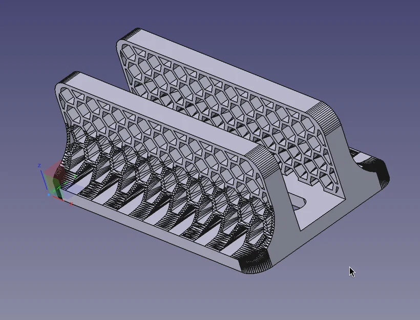 Giá đỡ Laptop 28mm (Remix cho Dell G3) - Thiết kế tinh tế, gọn gàng - Image 1