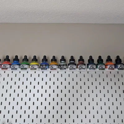 Khay treo lọ mực Daler Rowney cho bảng Ikea Skadis in 3D