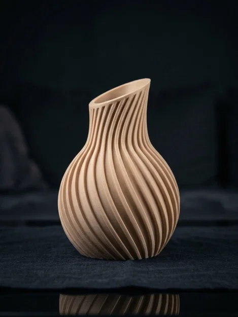 Bình hoa 3D phong cách Japandi tối giản đầy tinh tế - Image 3