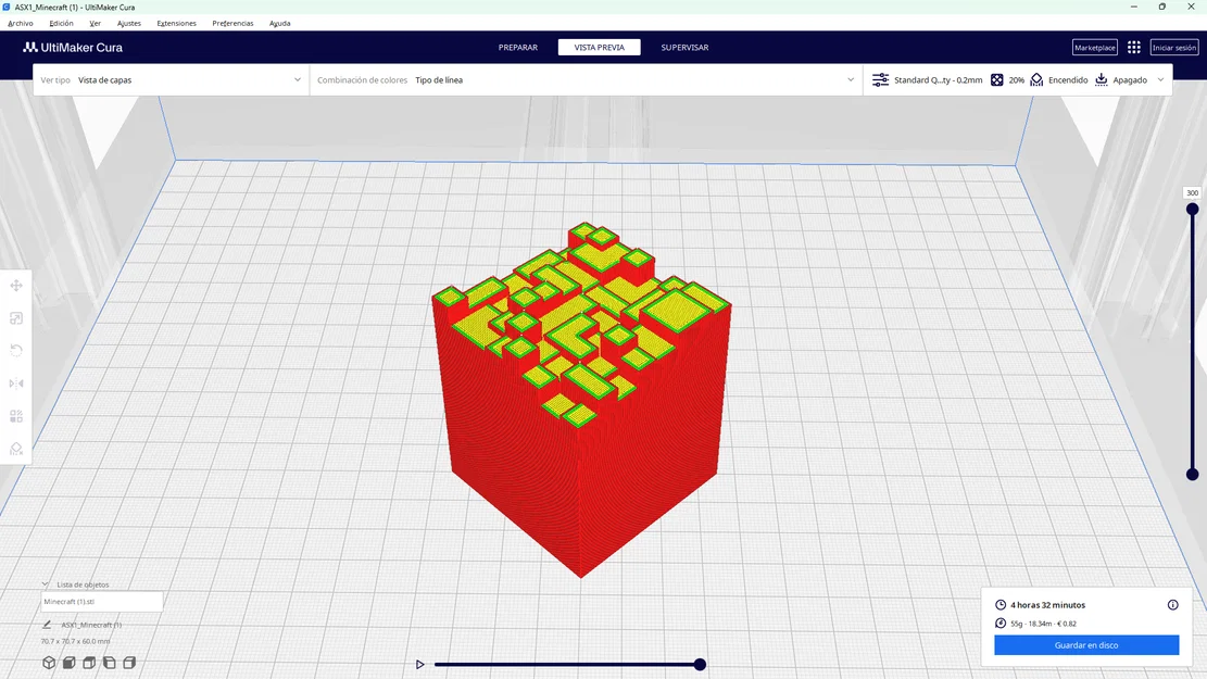 Mô hình khối đất Minecraft (Minecraft ground cube) - Trang trí bàn làm việc - Image 2