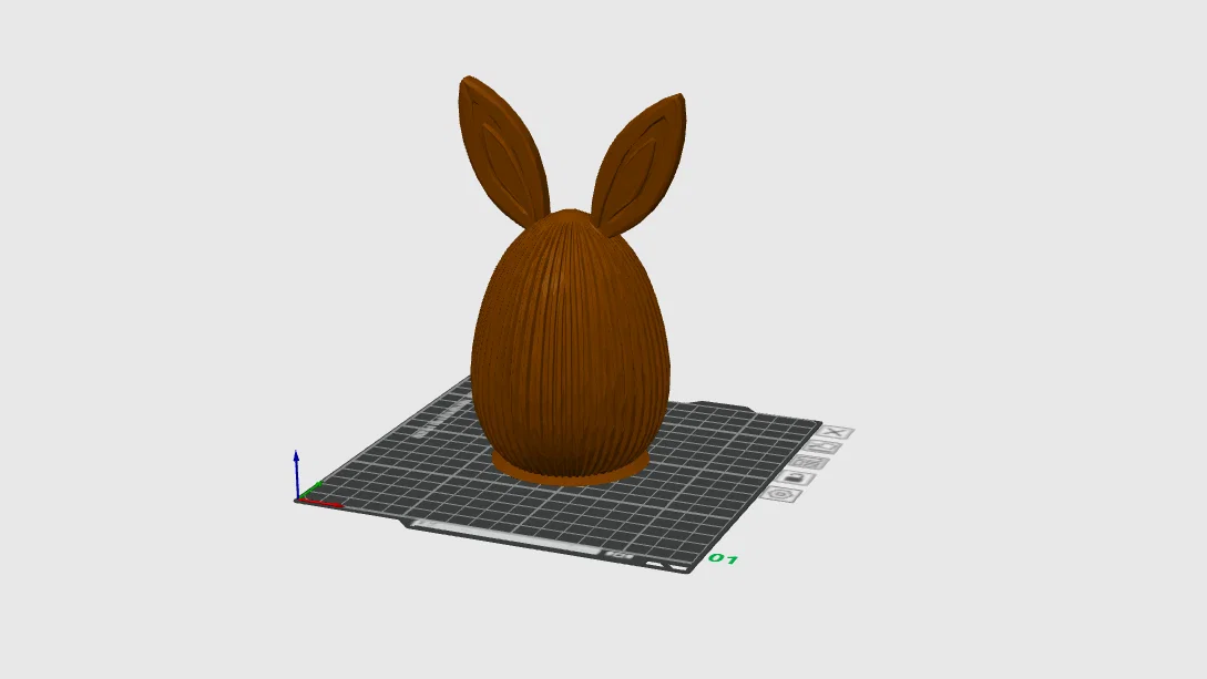 Trứng Thỏ Phục Sinh – Mẫu Trang Trí Độc Đáo (In Dễ Dàng, Không Cần Support) - Image 2