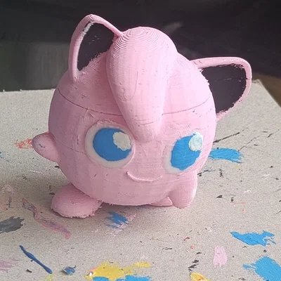 Mô hình Jigglypuff Pokemon in 3D: Hướng dẫn in và trang trí