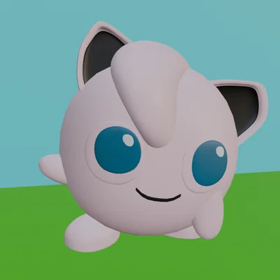 Mô hình Jigglypuff Pokemon in 3D: Hướng dẫn in và trang trí