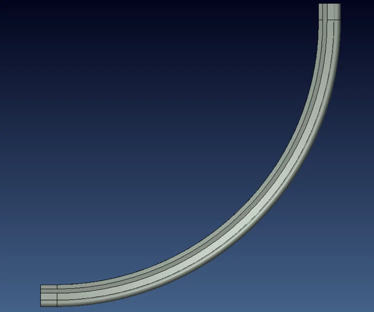 Khúc cua đường ray tàu lượn 90° (Tương thích Lego) - Image 12