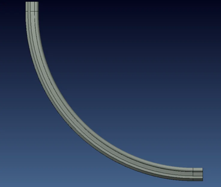 Khúc cua đường ray tàu lượn 90° (Tương thích Lego) - Image 14