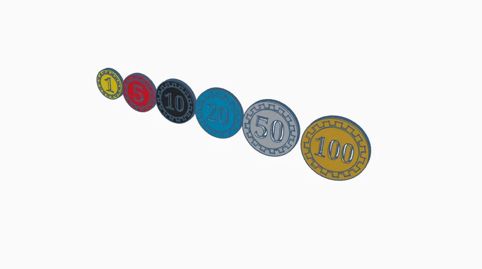 Bộ phỉnh Poker tự in 3D (Poker Chips) độc đáo và chuyên nghiệp - Image 1