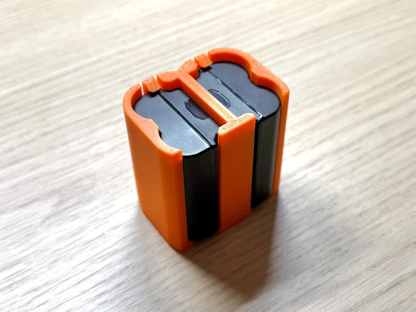 Hộp đựng pin kép cho Fujifilm NP-W235 (File in 3D) - Image 1