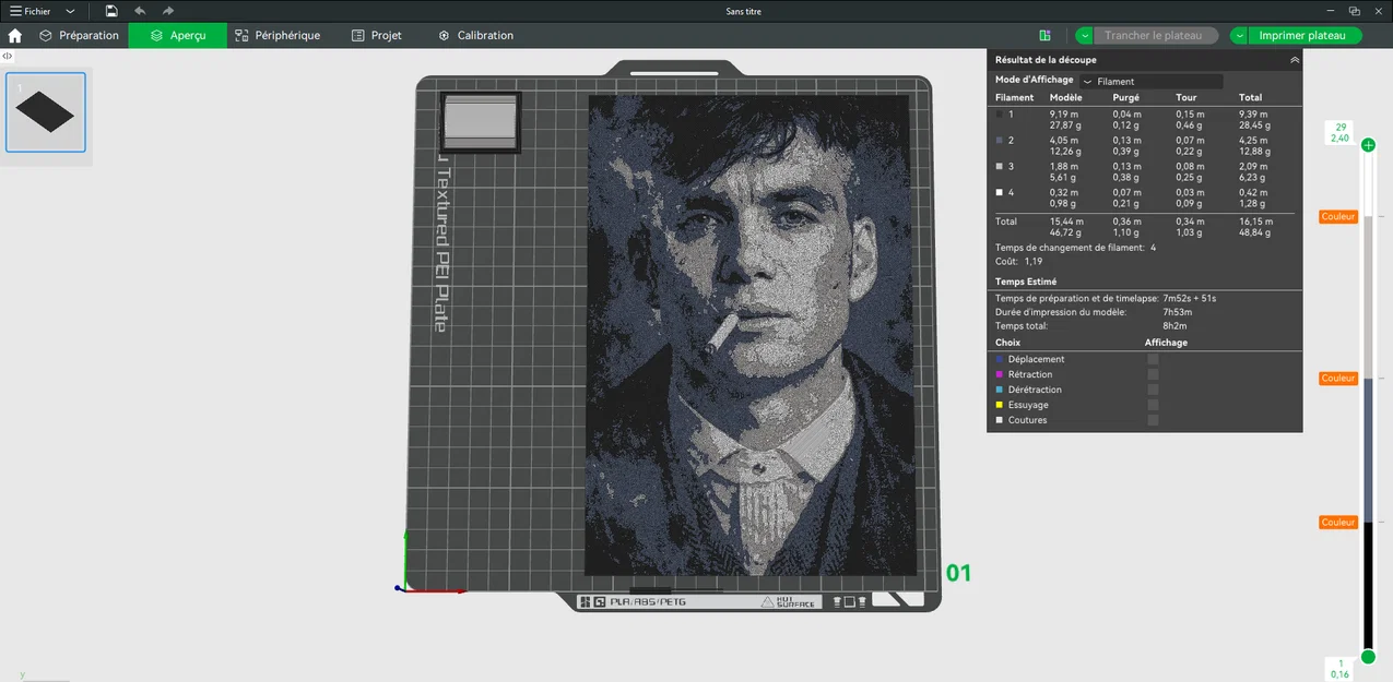 Mô hình HueForge Thomas Shelby - Đỉnh cao nghệ thuật in 3D - Image 3