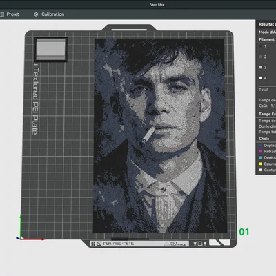 Mô hình HueForge Thomas Shelby - Đỉnh cao nghệ thuật in 3D