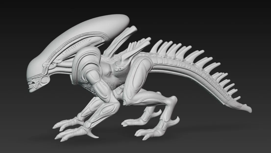 Mô hình Alien 3D độc đáo dành cho người yêu thích khoa học viễn tưởng - Image 2