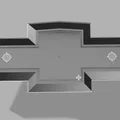 Logo Chevrolet in 3D dành cho xe Aveo và Sonic - Thumbnail 3