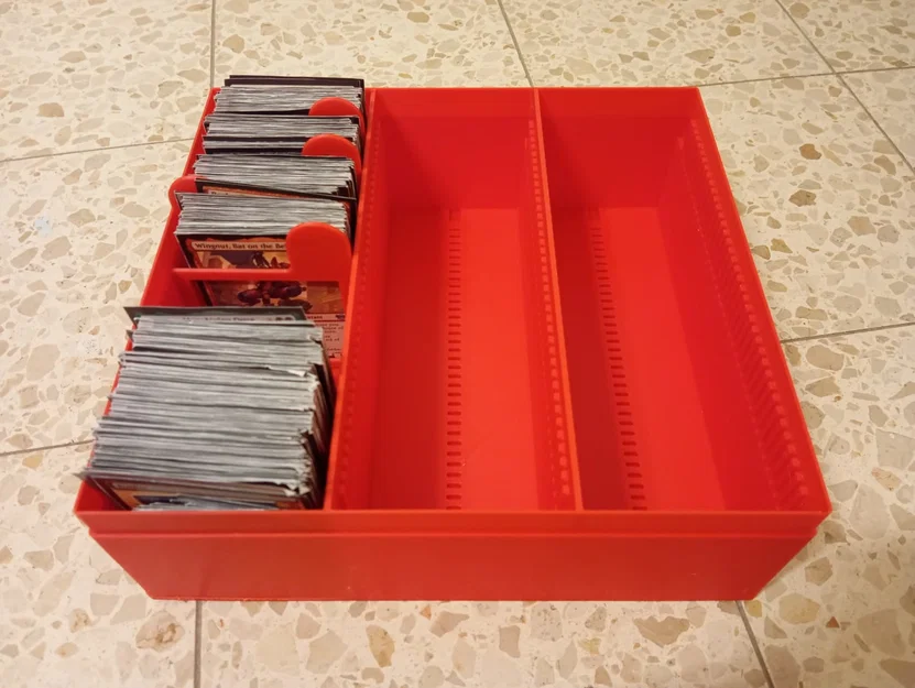 Hộp Đựng Thẻ Bài TCG - Có Nắp và Vách Ngăn - Tùy Chỉnh Parametric - Image 2