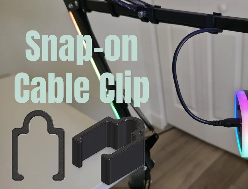 Kẹp giữ dây cáp cho cần micro Fifine (Cable Organizer) - Image 1