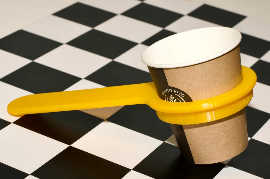 Giá đỡ cốc nước in 3D tiện dụng gắn tay vịn xe lăn - Image 1