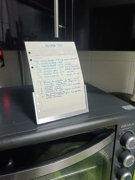 Giá đỡ công thức nấu ăn 3D tiện lợi cho nhà bếp - Image 1