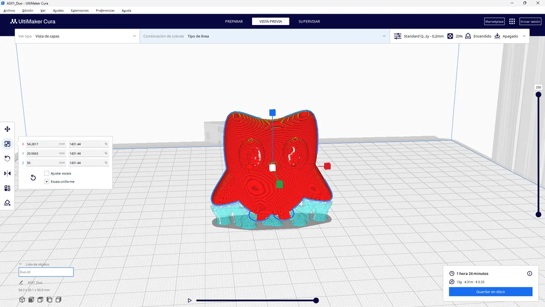 Mô hình 3D chú cú Duo Duolingo trang trí bàn học đáng yêu - Image 2