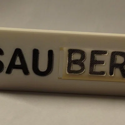 Biển báo Sạch/Bẩn cho máy rửa bát